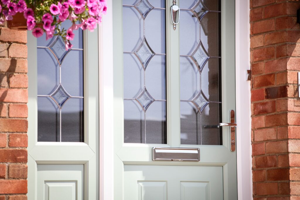 uPVC door close up in Chartwell Green