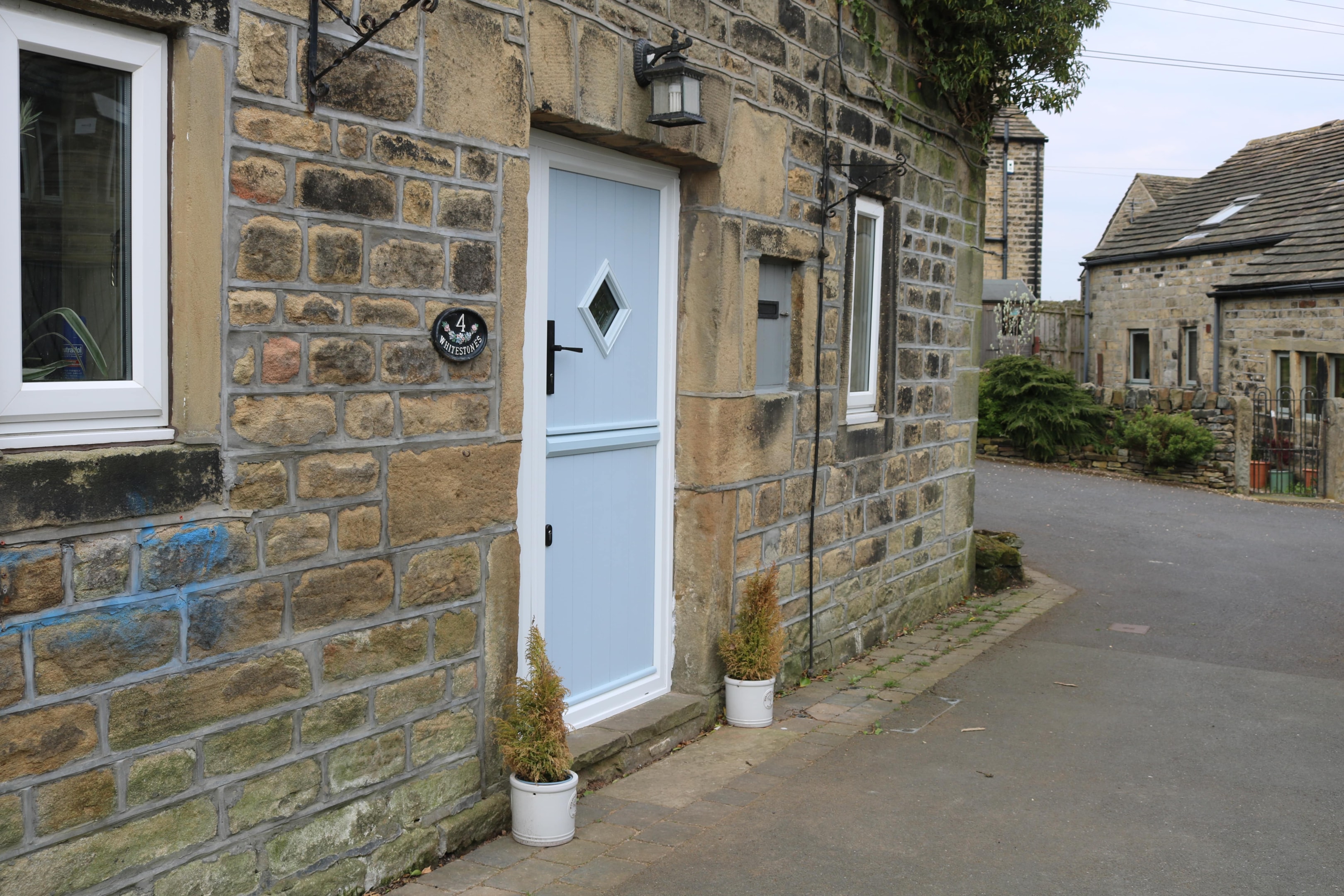 duck egg blue composite stable door
