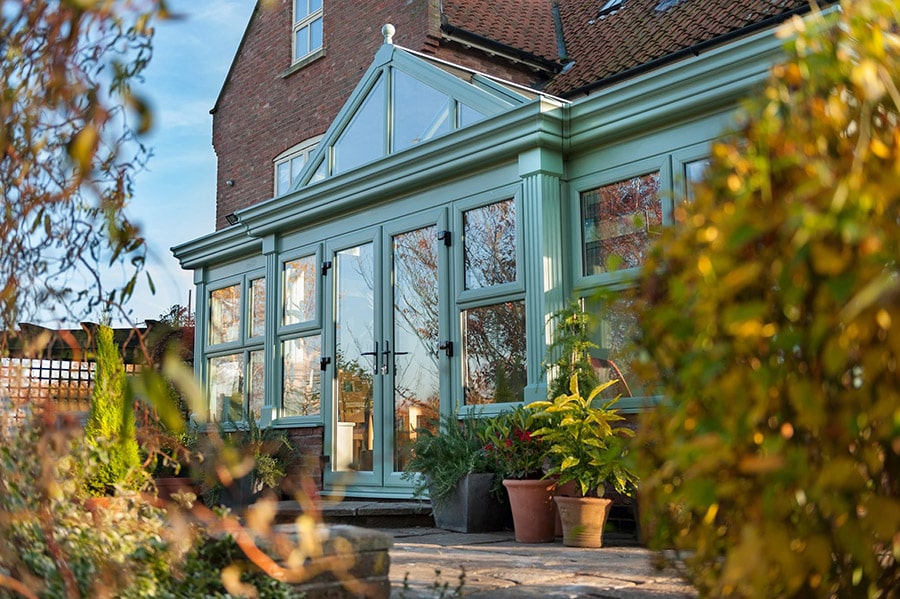 Chartwell Green French doors