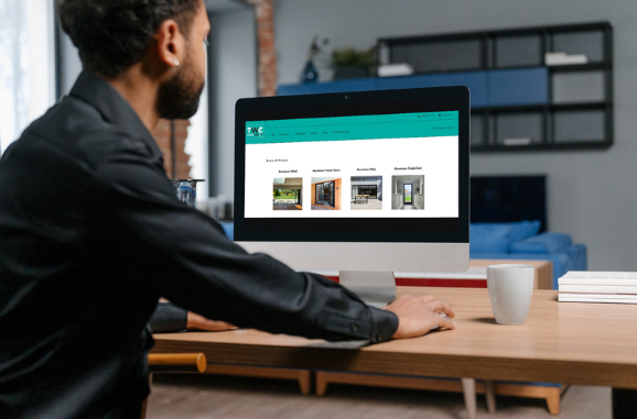online design door page