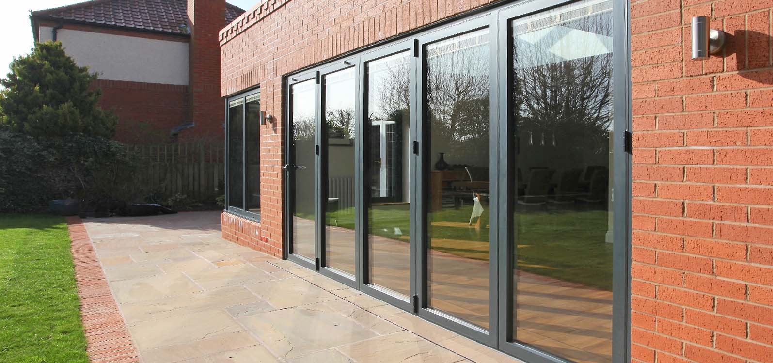 five pane bifolding door